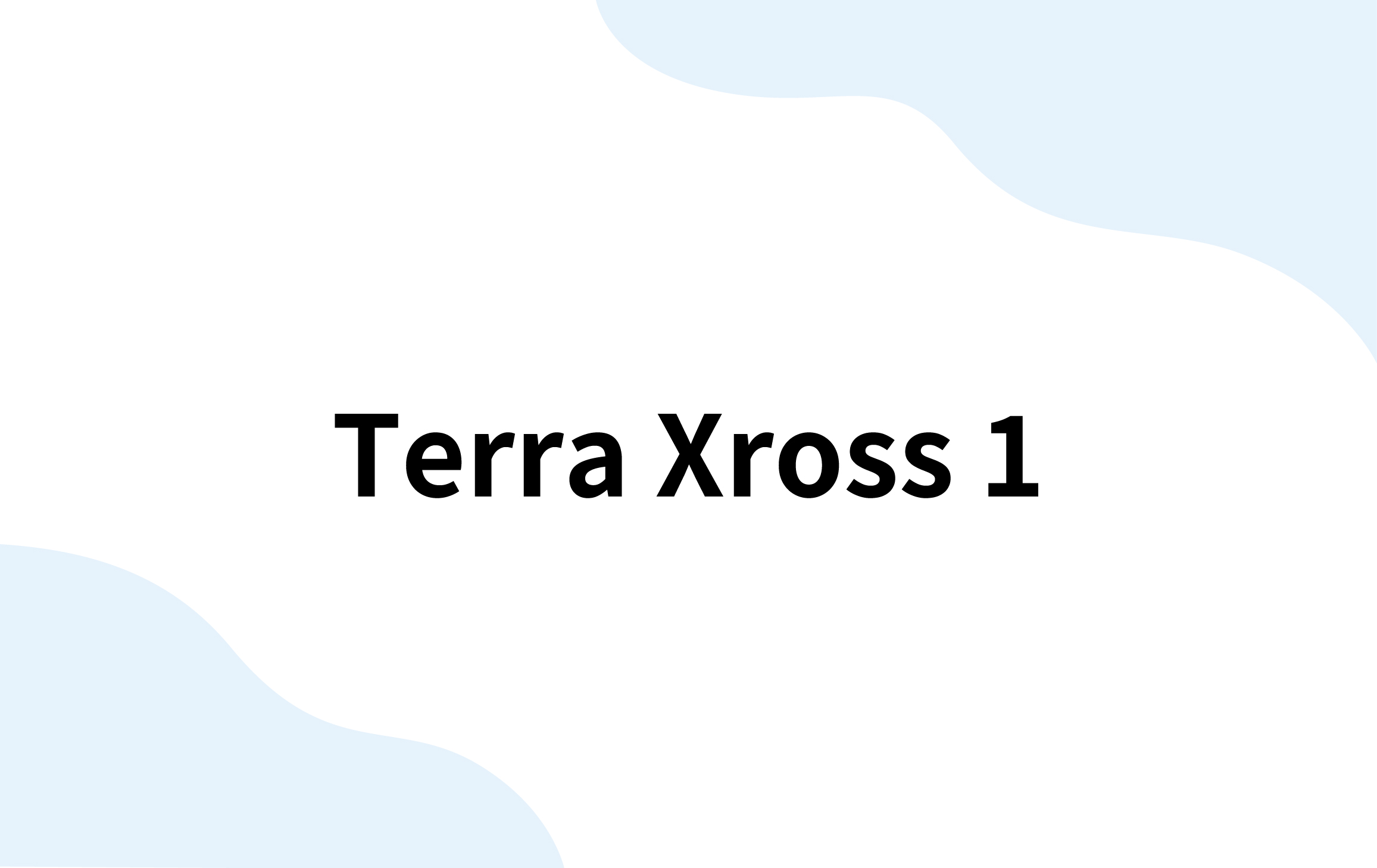 Terra Xross 1（テラドローン）
